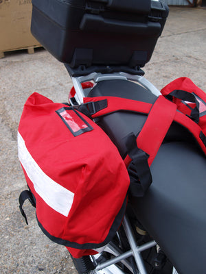 Large Red Waterproof Shoulder Bag - Ex Royal Mail