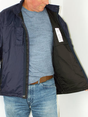 British Royal Navy Soft Insulated Jacket - Navy Blue - Carinthia branded - Grade 1