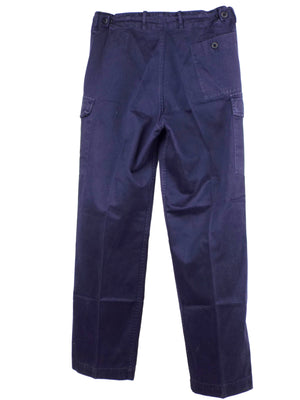 British Royal Navy Dark Blue Combat Trousers - AWD / Flame Retardant - Grade 1