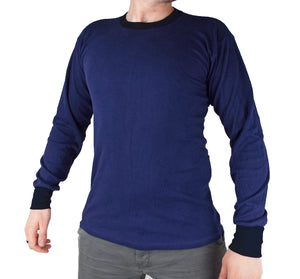 Dutch Military - Blue w/ black Long Sleeve Sweat Shirt – Crew Neck - Grade 1