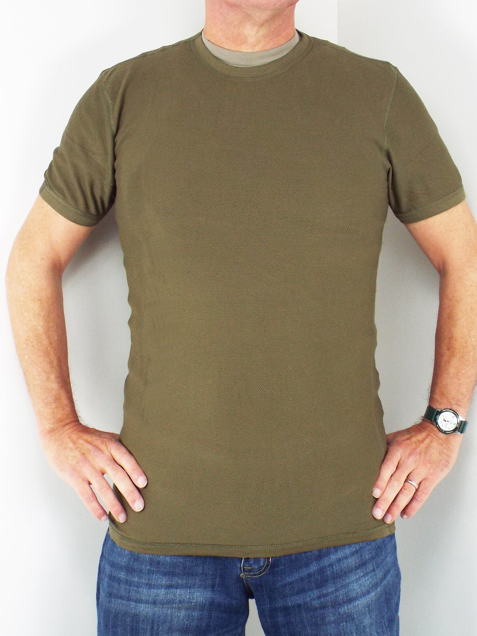 Austrian Army -  Base Layer Wicking T-Shirt - Grade 1 - Olive Green
