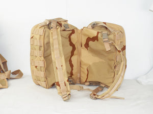 "Miltec" Desert camouflage - emergency stretcher - folds into back pack - Unissued condition