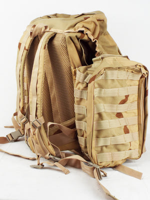"Miltec" Desert camouflage - emergency stretcher - folds into back pack - Unissued condition