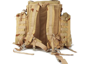 "Miltec" Desert camouflage - emergency stretcher - folds into back pack - Unissued condition