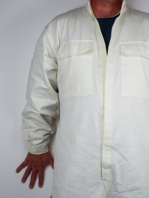 British Army - General Service - White Cotton Overalls - DISTRESSED