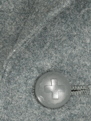 Swiss Grey Wool Greatcoat