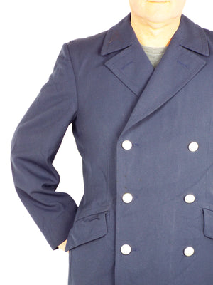 German Navy - Dark Blue Trench Coat – Gabardine - Grade 1