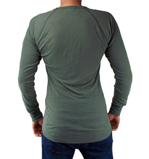 Dutch Military - Long-sleeve Thermal Crew-Neck Base Layer - Grey - Grade 1
