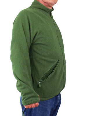 British Light Green Military Fleece Jacket - Thermal Liner