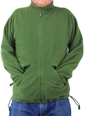 British Light Green Military Fleece Jacket - Thermal Liner