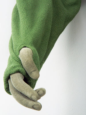 British Light Green Military Fleece Jacket - Thermal Liner