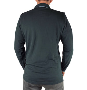 Dutch Customs' officers long-sleeved - Grey/Blue Polo Shirt - Sportswool - Super Grade