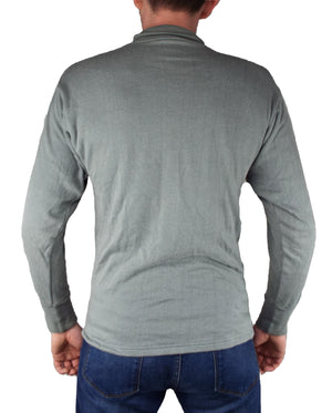 Dutch Military - Long-sleeve Thermal Zip-Neck Top - Grey - Grade 1
