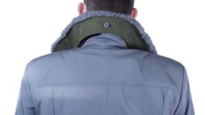Czech Army cold-weather coat with collar - Field grey – Unissued