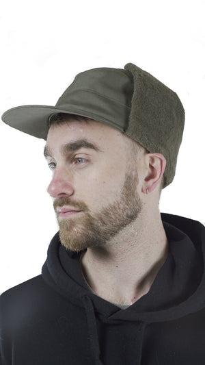 Dutch Air Force Mens Cold Weather Hat - Field grey