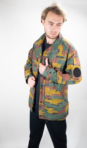 Belgian Army Jacket - Jigsaw Camouflage