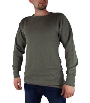 French Army - Olive Green Crew-Neck Jumper - Super Grade