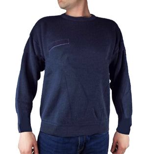 French - Dark Navy Blue Sweater / Crew Neck Jumper - Grade 1