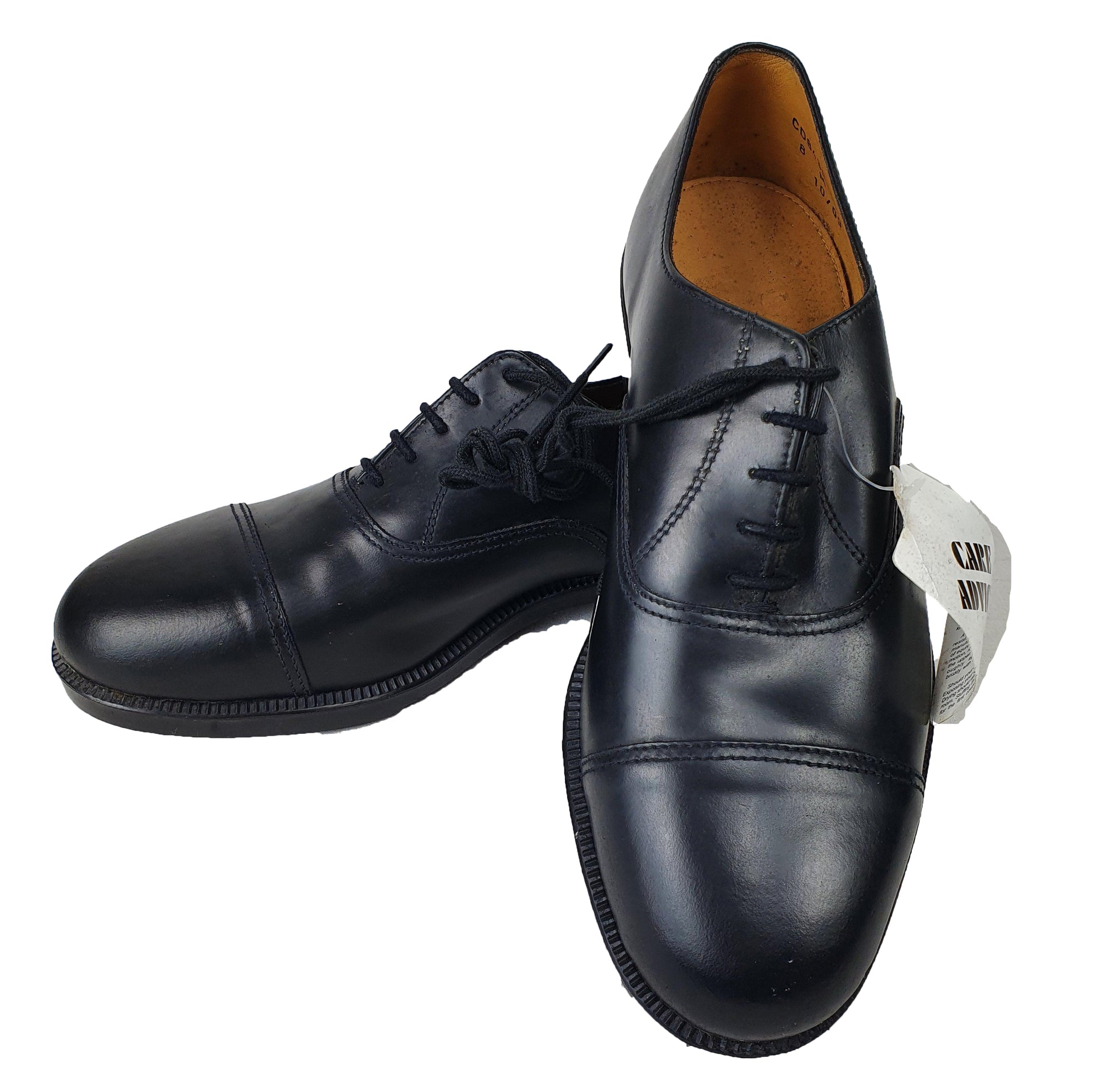 British RAF Parade Shoes - Men's - Grade 1 - with stitched leather toe cap
