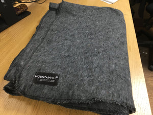 Mid-Grey Military Blanket – Unissued Mountainhill brand - 50% wool/50% recycled fibres