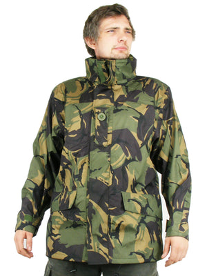 British Army Water Resistant Jacket - DPM Woodland - with external pockets