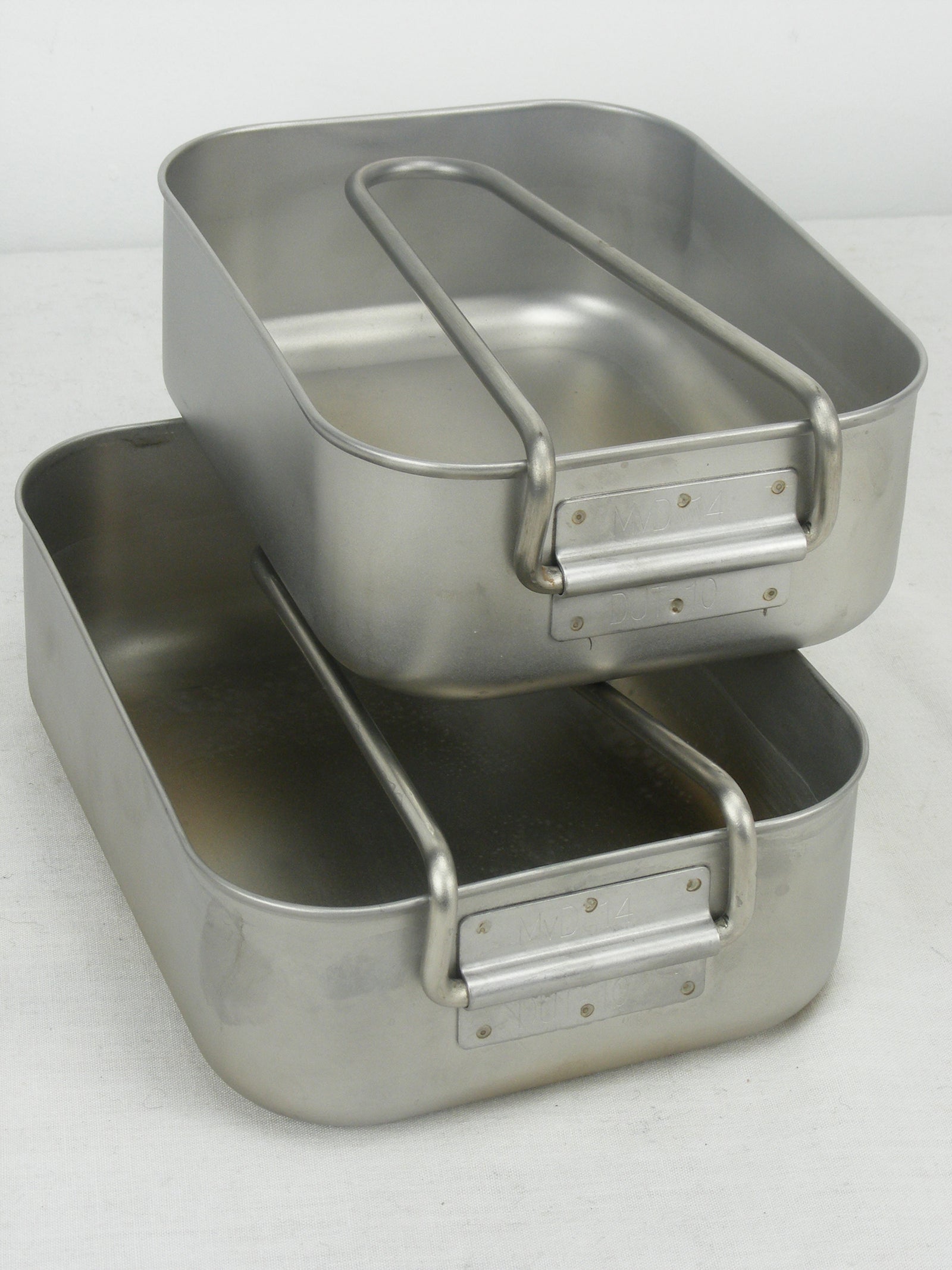 Dutch metal Stainless Steel mess tin - 2 part set