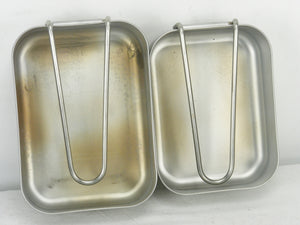 Dutch metal Stainless Steel mess tin - 2 part set