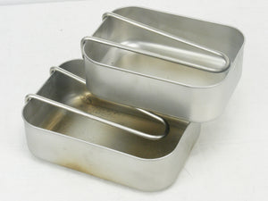 Dutch metal Stainless Steel mess tin - 2 part set
