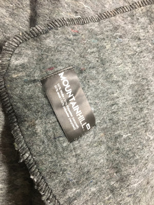 Mid-Grey Military Blanket – Unissued Mountainhill brand - 50% wool/50% recycled fibres