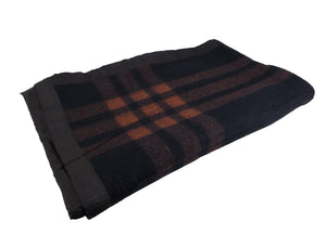 Military Grey Blanket – Tartan Style - Unissued - Mixed Colours