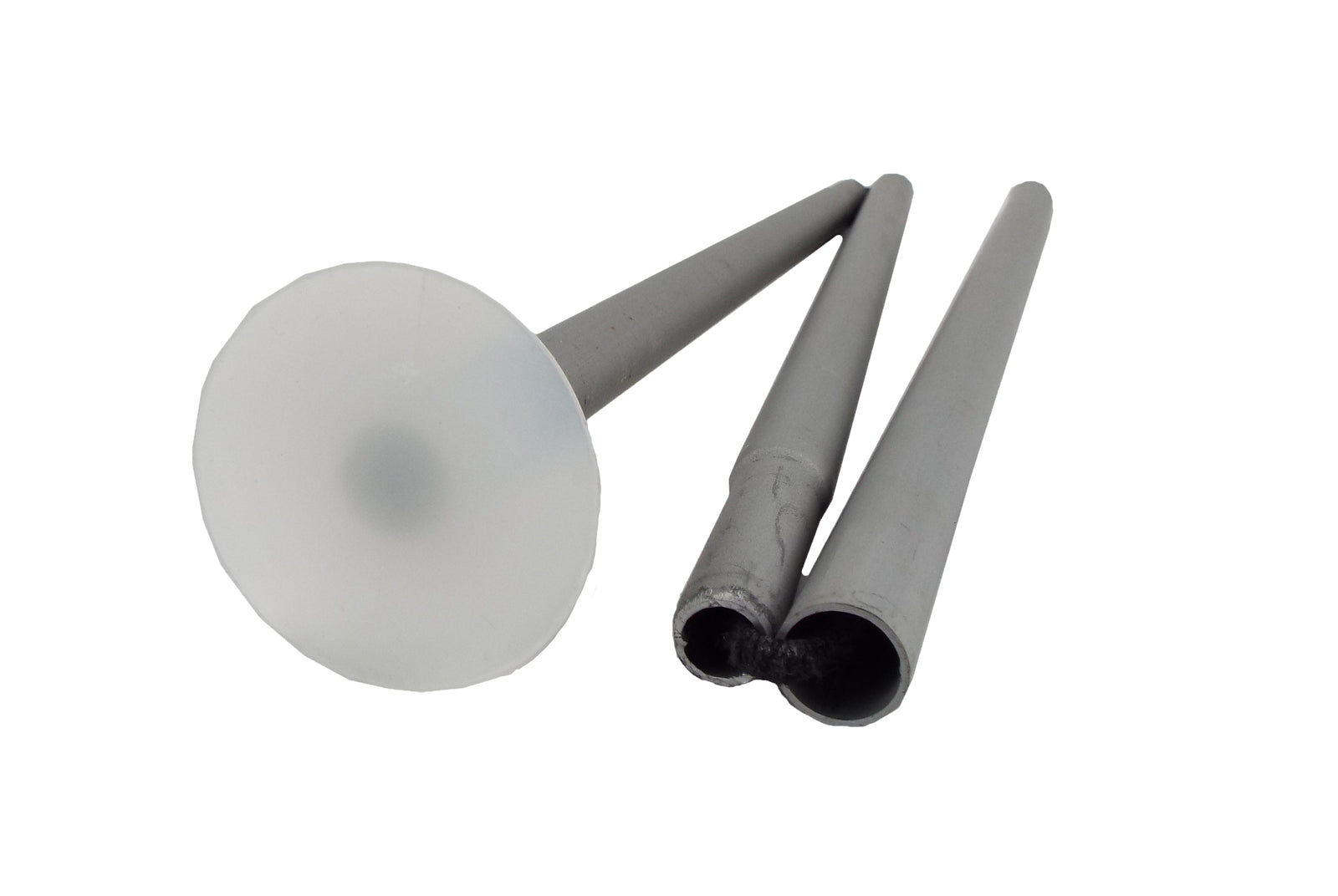 Military - Elasticated Aluminium Tent Poles - Tri-section - White Foot - Grade 1