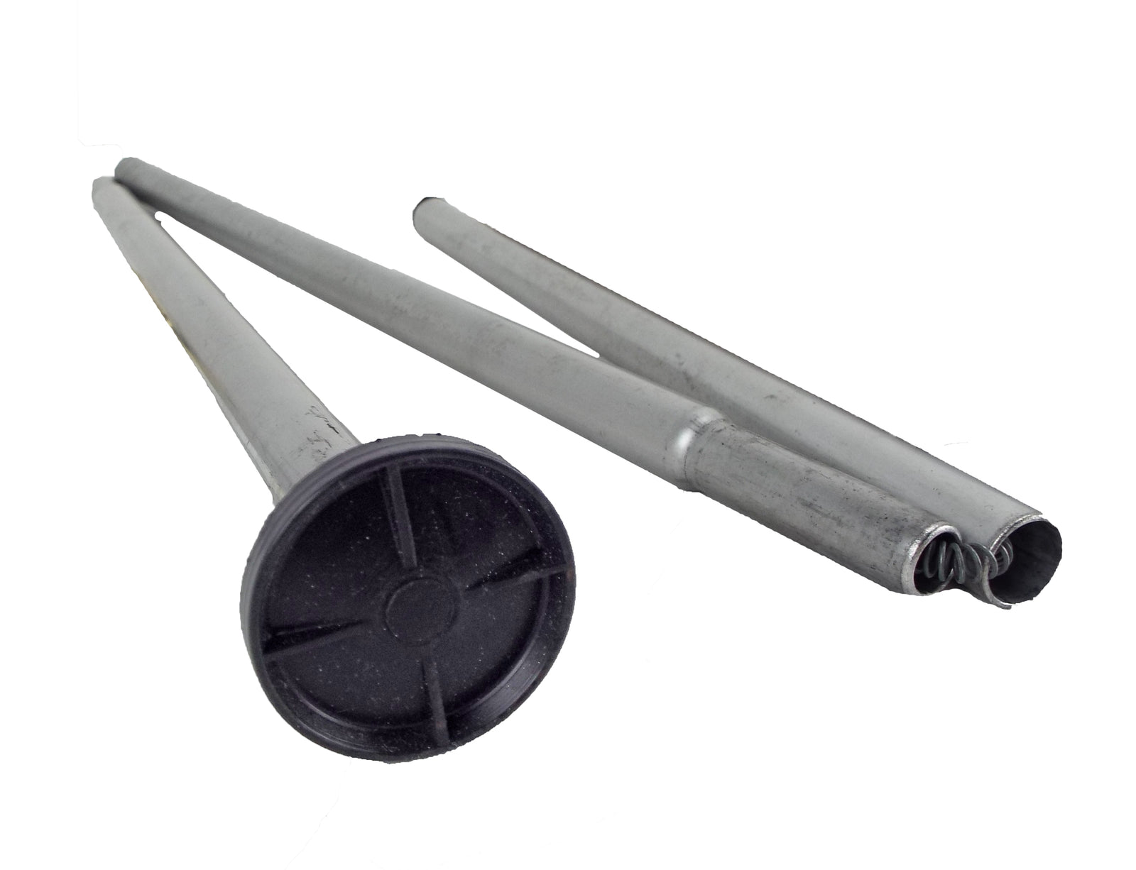 Military - Aluminium Tent Poles - Tri-section - Black Foot - Grade 1