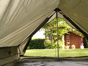 French army olive green nylon two-man tent - one piece – Grade 1