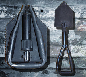Genuine NATO Army Folding Shovel - with free cover