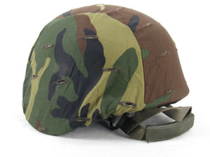 Italian Woodland Camo helmet cover - fits small Kevlar models
