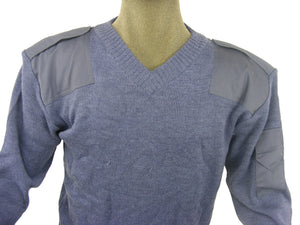 British Royal Air Force Blue RAF Jumper - V Neck - Grade 1