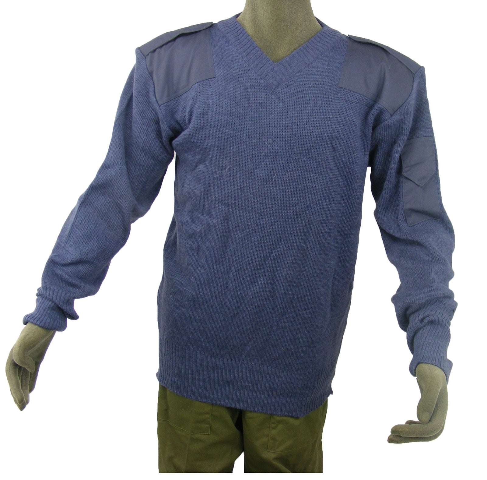 British Royal Air Force Blue RAF Jumper - V Neck - Grade 1