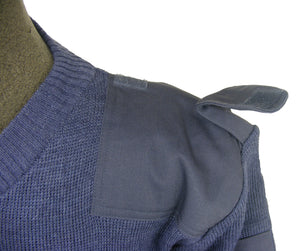 British Royal Air Force Blue RAF Jumper - V Neck - Grade 1