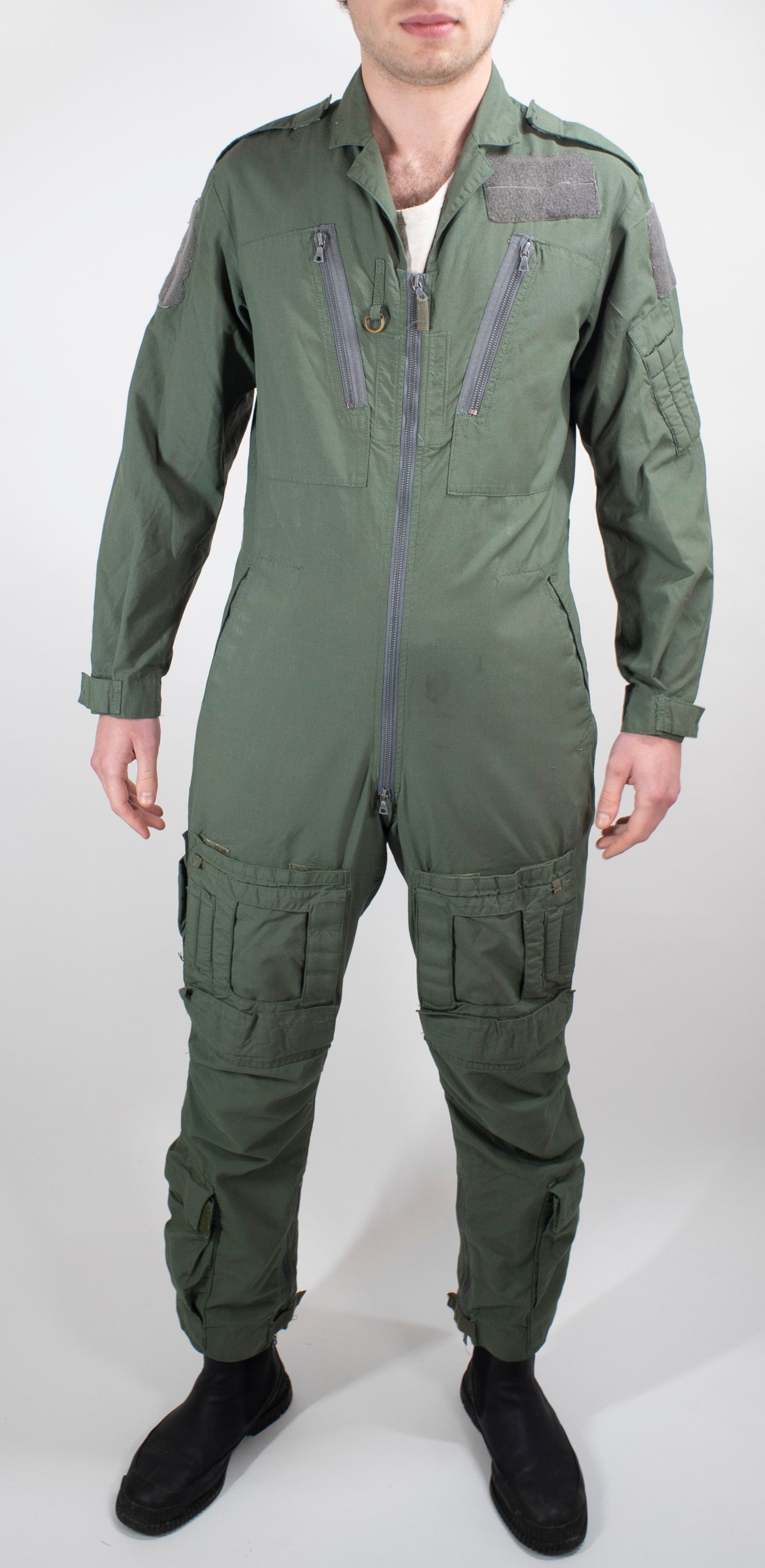 British Royal Air Force Flying Suit - Slim Fit - Sage Green - DISTRESSED RANGE