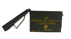 MULTI-PACK OPTION - Steel Ammo box - Green - 30 Cal / 7.62mm - Grade 1