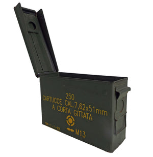 MULTI-PACK OPTION - Steel Ammo box - Green - 30 Cal / 7.62mm - Grade 1