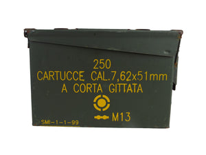 MULTI-PACK OPTION - Steel Ammo box - Green - 30 Cal / 7.62mm - Grade 1