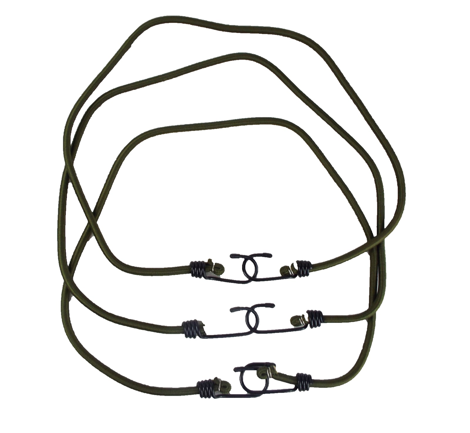 Bungee Cord with Hooks - Grade 1 - PACK OF THREE CORDS