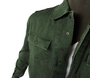 Belgian Army Military Fatigue Shirt - popper studs - Grade 1