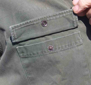 Belgian Army Military Fatigue Shirt - popper studs - Grade 1