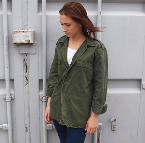 Belgian Army Military Fatigue Shirt - popper studs - Grade 1