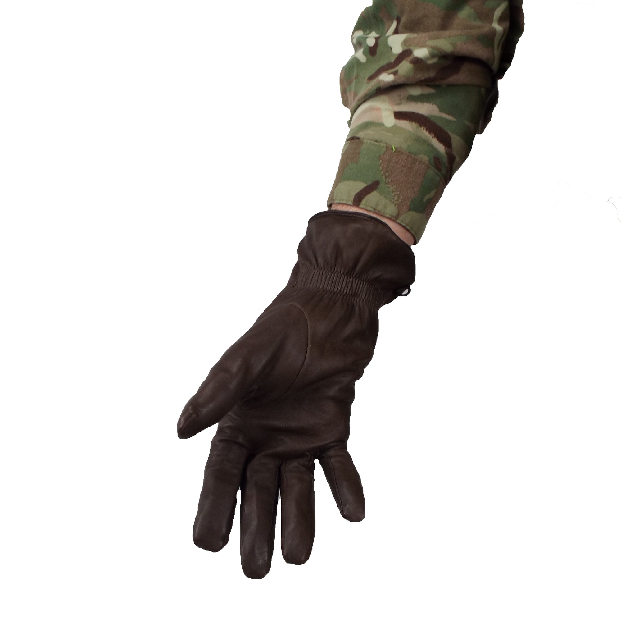 British Army Brown Leather Combat Gloves MKII - Grade 1