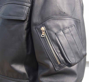 Police badge has been removed from arm